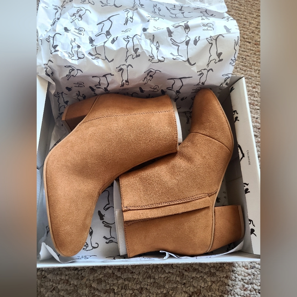 Vegan suede boots ♥️